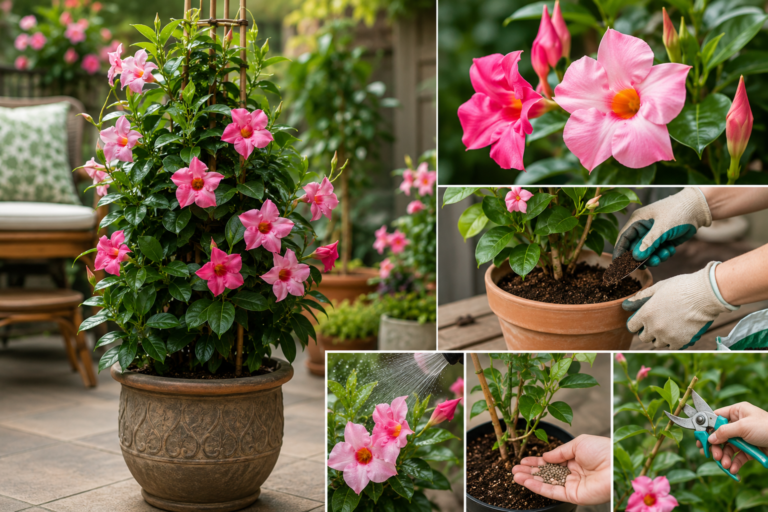 Mandevilla Care in Pots: The Complete Growing Guide Mandevilla Care in Pots