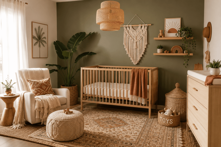 boho nursery decor